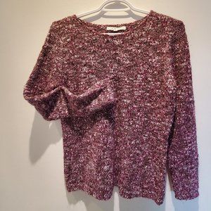 Purple festive sweater